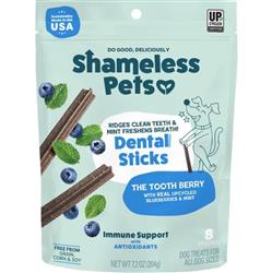 Shameless Dog Dental Sticks Blueberry/Mint