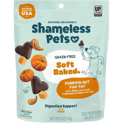 Shameless Soft Baked Dog Biscuits Pumpkin/Peanut Butter 6oz.