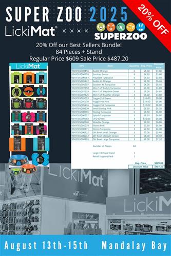 LickiMat SuperZoo 2025 Bundle! 20% Off