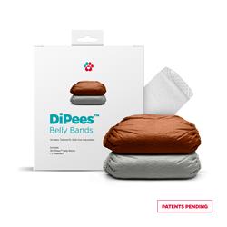 DiPees™ Dog Belly Bands - Natural