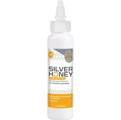 Silver Honey Rapid Ear Care Vet Strength Ear Rinse 4oz.
