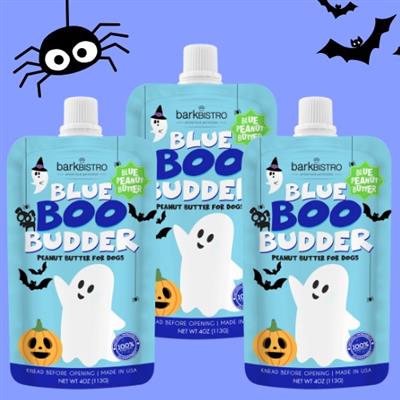 LIMITED EDITION Blue Boo Budder - 100% natural dog peanut butter