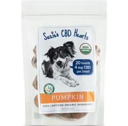Suzie's CBD Hearts For Dogs Pumpkin 8oz.-4mg