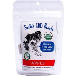 Suzie's CBD Hearts For Dogs Trial Size Apple 2oz.