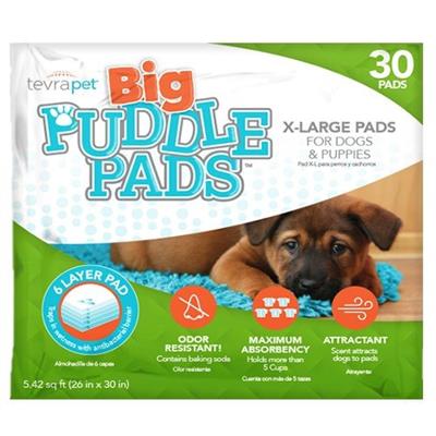 Tevrapet Big Puddle Pads 30 Ct-26X30 In