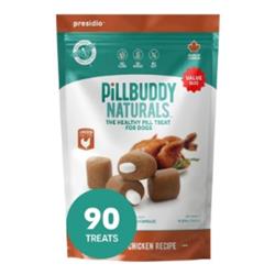 Presidio Dog Pill Buddy Natural Chicken 90 Count