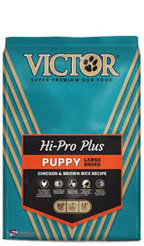 Victor Classic Hi-Pro Plus Large Breed Puppy Food Chicken/Brown Rice 15 Lb