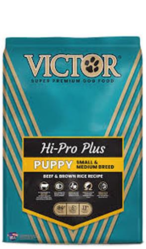 Victor Classic Hi-Pro Plus Small/Medium Breed Puppy Food Beef/Brown Rice 5 Lb
