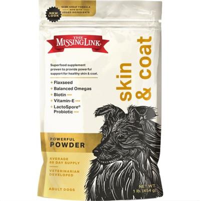 The Missing Link Skin & Coat Dog Supplement Powder 1 Lb