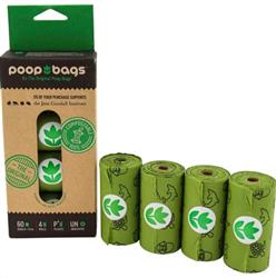 The Original Poop Bags Compostable Waste Bags 4Pk-15Ct