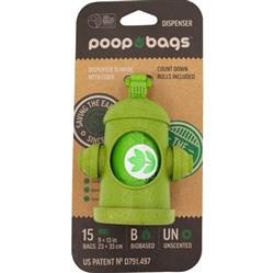 The Original Poop Bags Dispenser With Waste Bags Unscented/Biobased 15 Ct