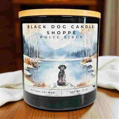 Winter Pause White Birch Double Wick Candle