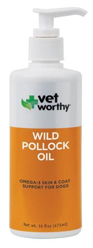 Vet Worthy Wild Pollock Oil for Dogs 16oz