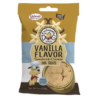 EXCLUSIVELY PET Sandwich Cremes Vanilla 8oz