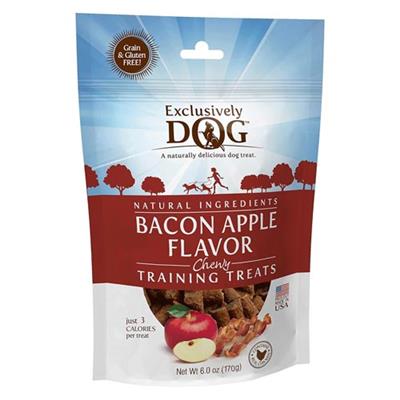 EXCLUSIVELY PET Training Treats Bacon Apple 7oz