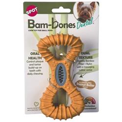 ETHICAL/SPOT Bam-Bone+ Dental Bridge Peanut Butter 6"