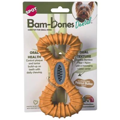 ETHICAL/SPOT Bam-Bone+ Dental Bridge Peanut Butter 6"