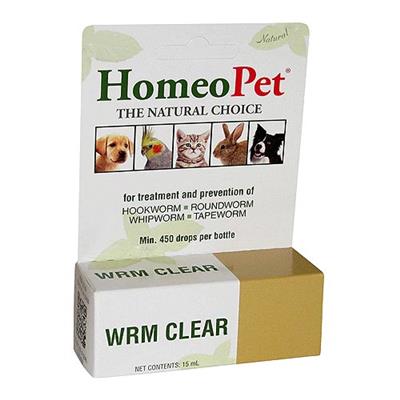 HOMEOPET WRM Clear 15ml