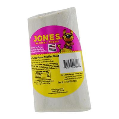 JONES Stuffed Bone Peanut Butter 4"