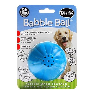 PET QWERKS Talking Babble Ball L