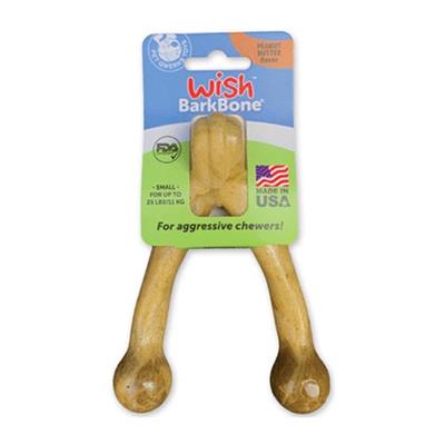 PET QWERKS Wish BarkBone Peanut Butter S