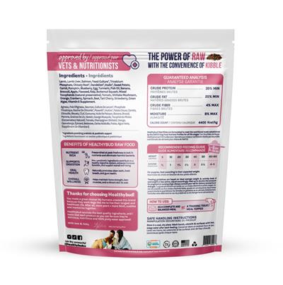 Healthybud's Freeze-Dried Lamb + Salmon Meal Bites for Dogs 14oz