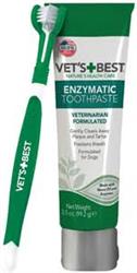 Vet's Best Dental Care Kit with Toothbrush and Gel for Dogs