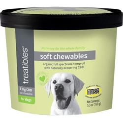 Treatibles Hemp Soft Chewables For Dogs Beef 60 Ct