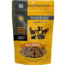 Treatibles Hemp Wellness Hard Chews Balance Pumpkin Large-45 Ct