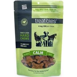 Treatibles Hemp Wellness Hard Chews Calm Turkey Large-7 Ct