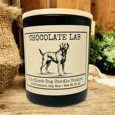 Chocolate Lab Dog Breed Candle