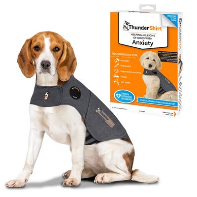 ThunderShirt For Dogs Heather Grey Classic Dog Anxiety Relief Calming Vest