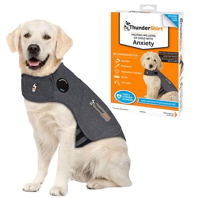 ThunderShirt For Dogs Heather Grey Classic Dog Anxiety Relief Calming Vest