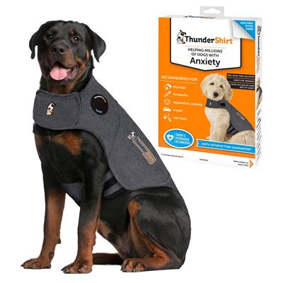 ThunderShirt For Dogs Heather Grey Classic Dog Anxiety Relief Calming Vest