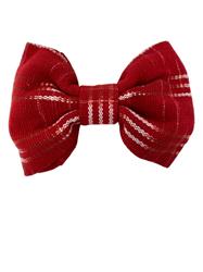 Handwoven Pet Bow Tie- Hot Tamale