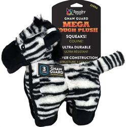 Spunkypup Mega Tough Plush Zebra Jumbo
