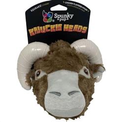 Spunkypup Knuckleheads Plush-Chew Toy Ram One Size