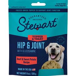 Stewart Freeze Dried Healthy Hips Dog Treats Pouch Beef 8oz.