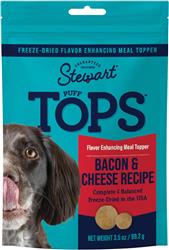 Stewart Pufftops Freeze Dried Flavor Enhancer Bacon/Cheese 3.5oz.