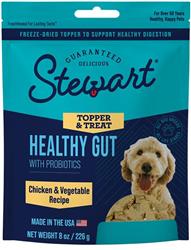 Stewart Freeze Dried Healthy Guts Dog Treats Pouch Chicken 8oz.