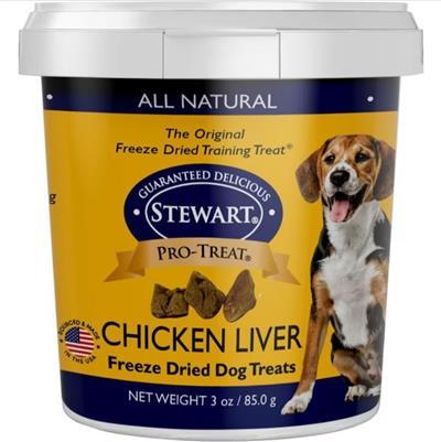 Pro-Treat Freeze Dried Dog Treats Chicken Liver 3oz.