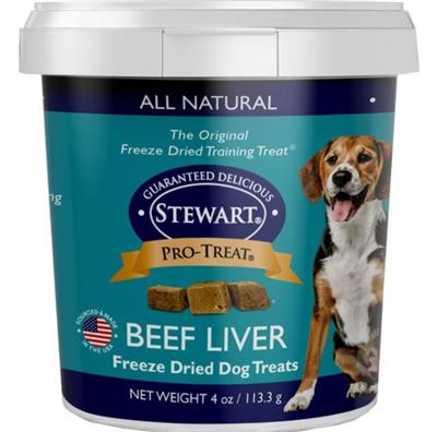 Pro-Treat Freeze Dried Dog Treats Beef Liver 4oz.