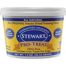 Pro-Treat Freeze Dried Dog Treats Chicken Liver 1.5oz.