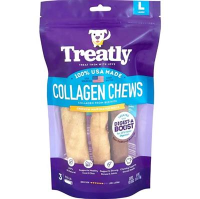 Treatly USA Collagen Rolls Chicken Marinade 9in. -3 Pk