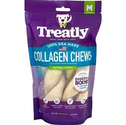 Treatly USA Collagen Twists Natural Natural 6in. 2 Pk