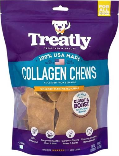 Treatly USA Collagen Chips Chicken 8oz.