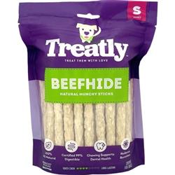 Treatly Beefhide Munchy Rolls Natural Small-40 Pk