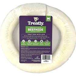 Treatly American Beefhide Donut Natural 6in. 1 Pk