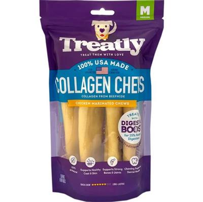 Treatly USA Collagen Wraps Chicken 6in. -4 Pk