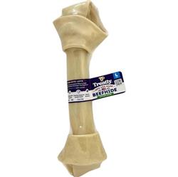 Treatly 100% USA Beefhide Bone Banded Natural 9in. 1 Pk